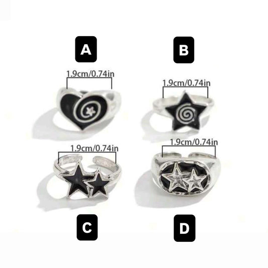 Y2k star rings